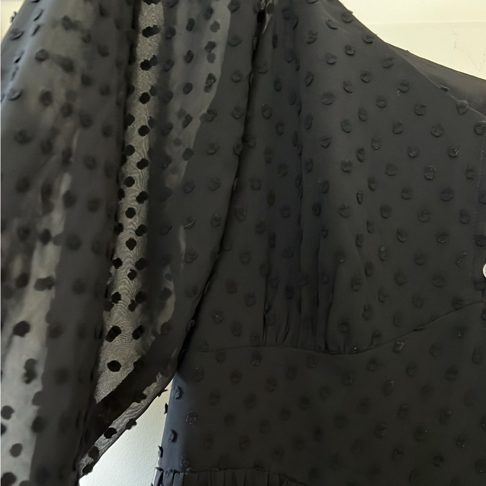 J. Crew Tiered long-sleeve midi dress in swiss dot (Never Worn) - Picture 8 of 8